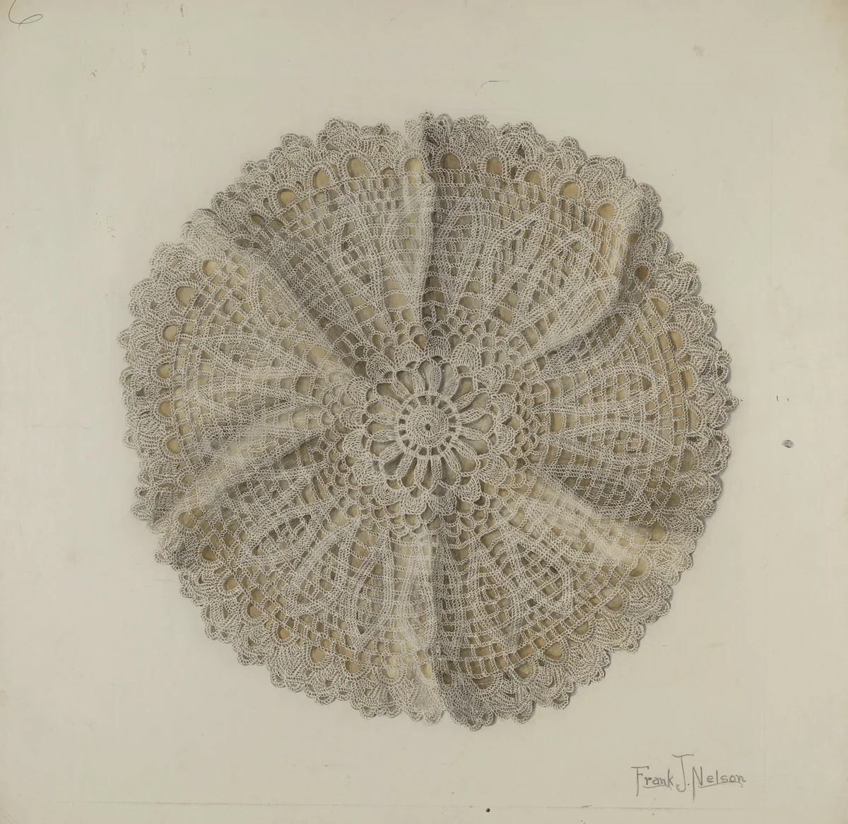 Doily by Frank Nelson, index of american design, 1939