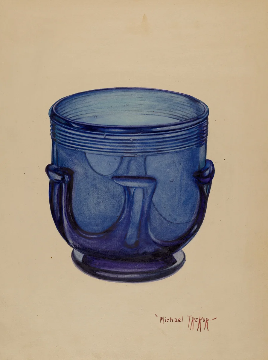 Bowl by Isidore Steinberg, index of american design, 1935-1942