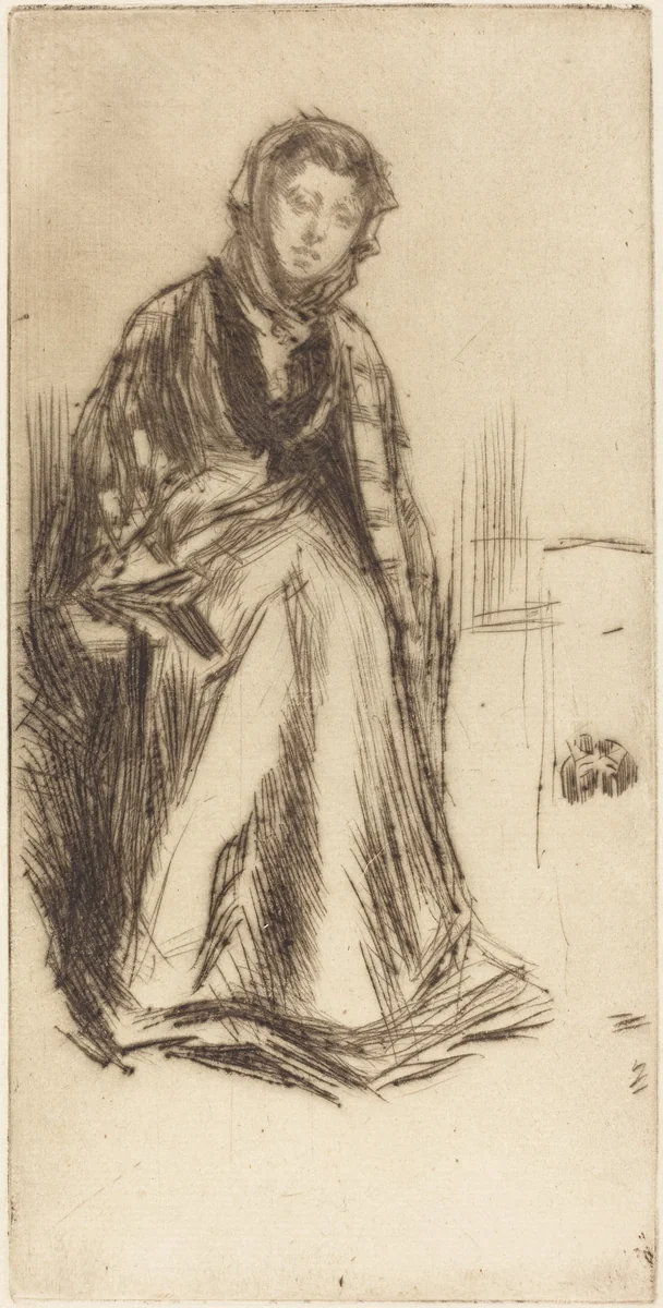 The Scotch Widow by James McNeill Whistler, print, 1875