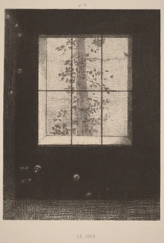 Le Jour (Day) by Odilon Redon, print, 1891