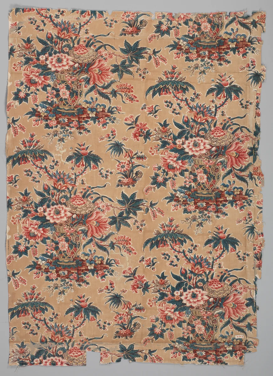 Piece by Bannister Hall, textile, 1818