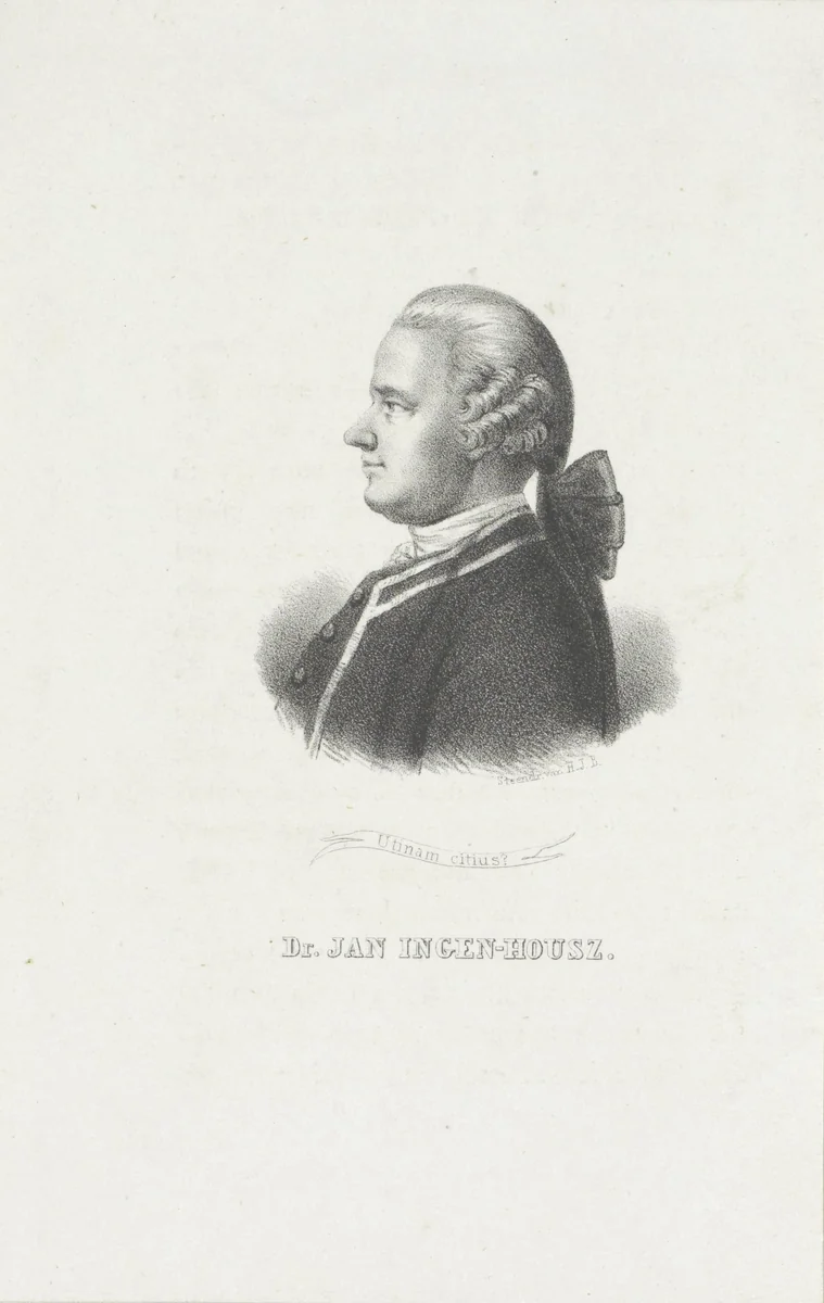 Portret van Johannes Ingenhousz by anonymous, print, 1822-1845