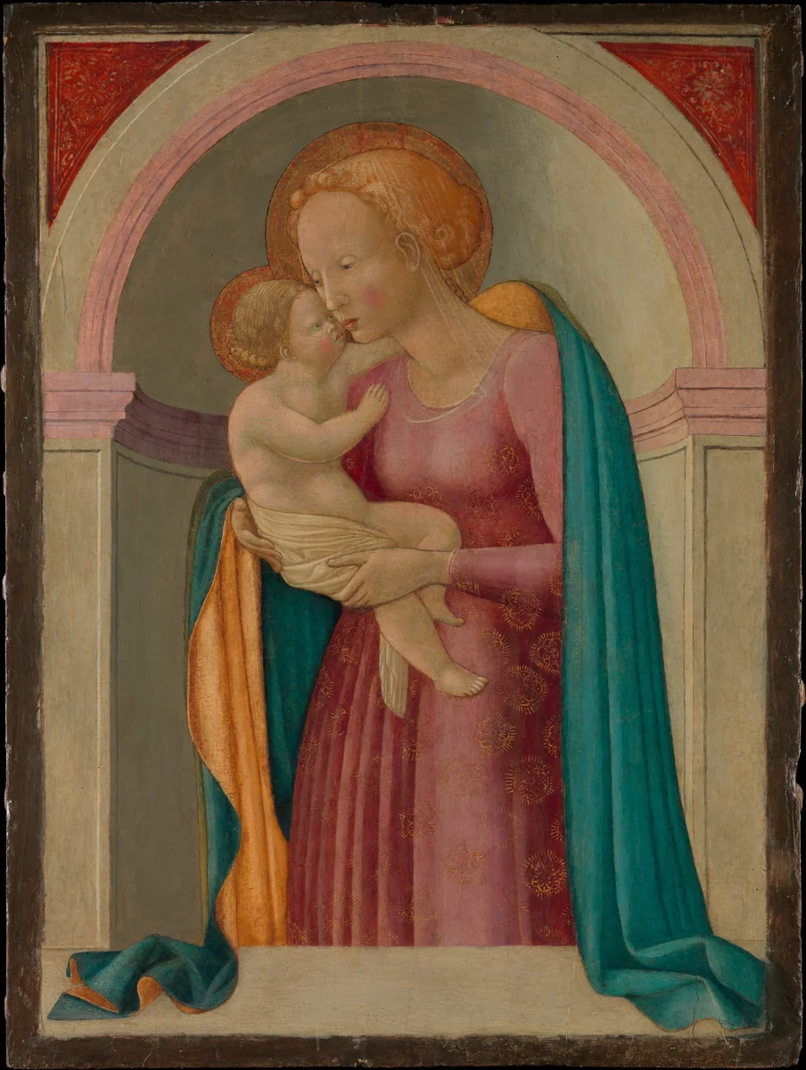 Madonna and Child by Master of the Lanckoronski Annunciation, painting, 1425-1449