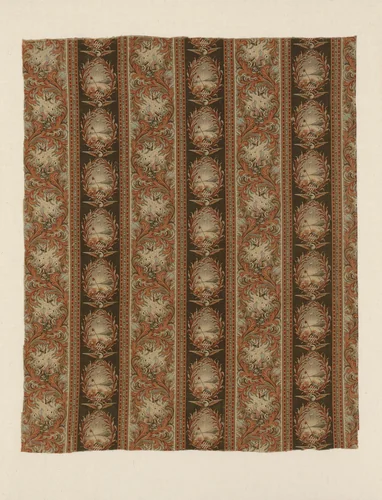 Panel (Furnishing Fabric) by Cocheco Cotton Manufacturing Company, textile, 1866-1886
