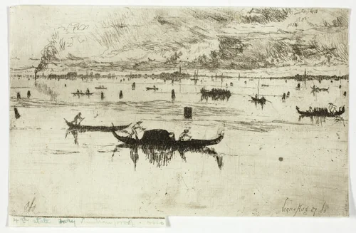 Laguna Veneta by Otto Henry Bacher, print, 1880