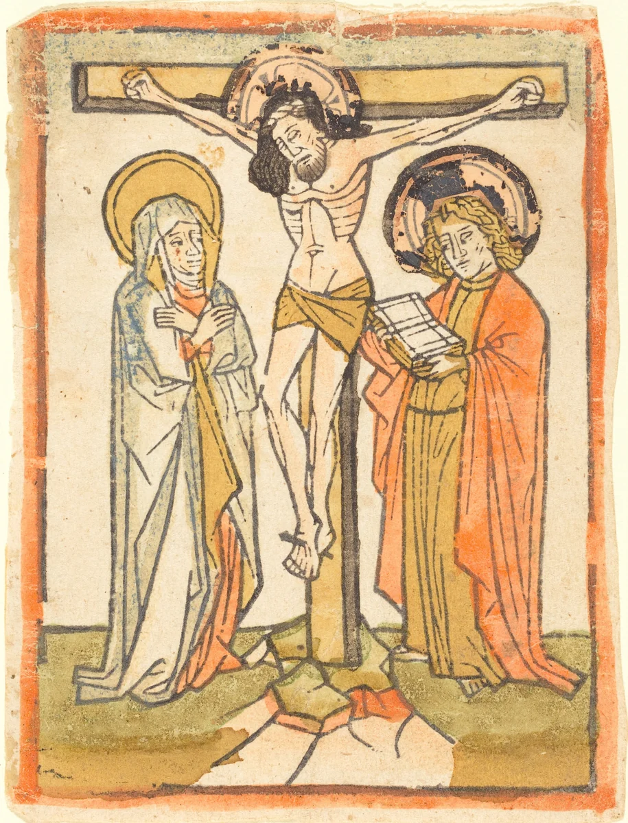 Christ on the Cross by German 15th Century, print, 1460