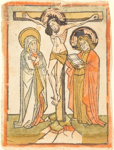 Christ on the Cross by German 15th Century, print, 1460
