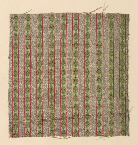 Fragment by India, textile, 1801-1900