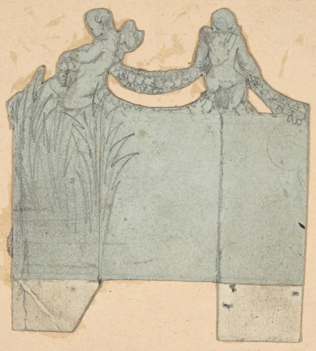 Design for a Stage Set at the Opéra, Paris by Eugène Cicéri, drawing, 1828-1890