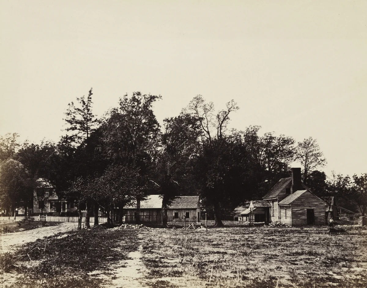 Mechanicsville, Virginia by Alexander Gardner, photograph, 1865