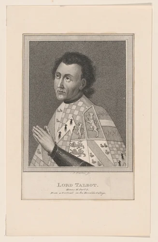 John Talbot, 1st Earl of Shrewsbury and 1st Earl of Waterford by James Parker, print, 1793