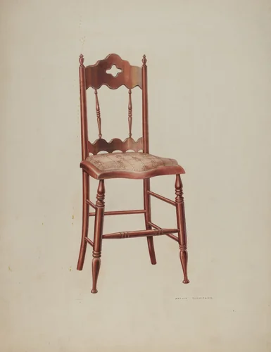 Chair by Archie Thompson, index of american design, 1941