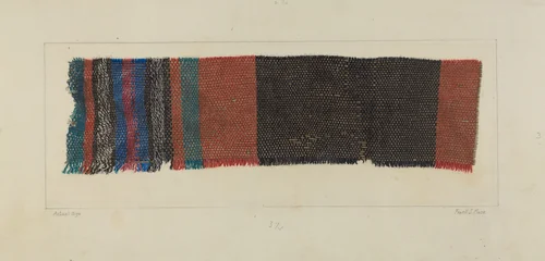 Woolen Cloth by Frank J. Mace, index of american design, 1935-1942