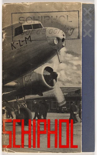Information brochure for Schiphol Airport by Fré Cohen, design, 1936