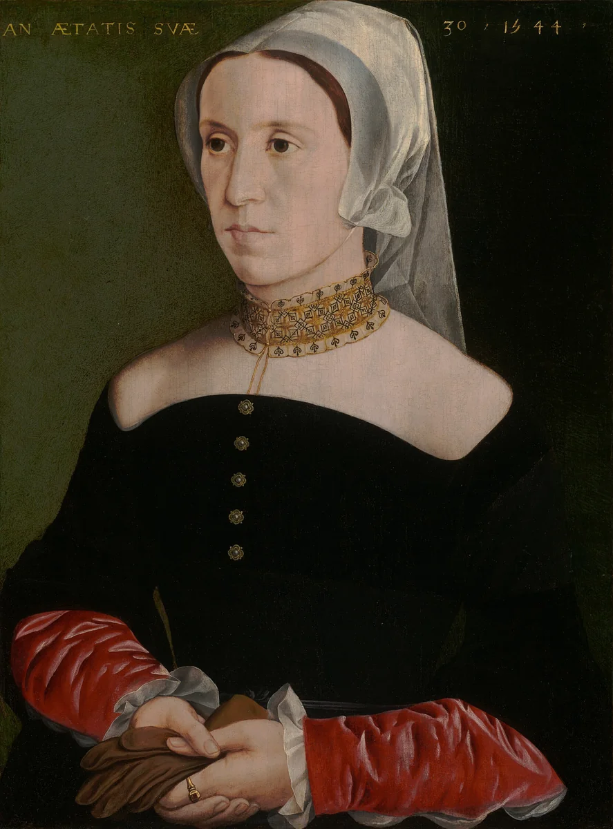 Portrait of a Woman by Flemish, painting, 1544