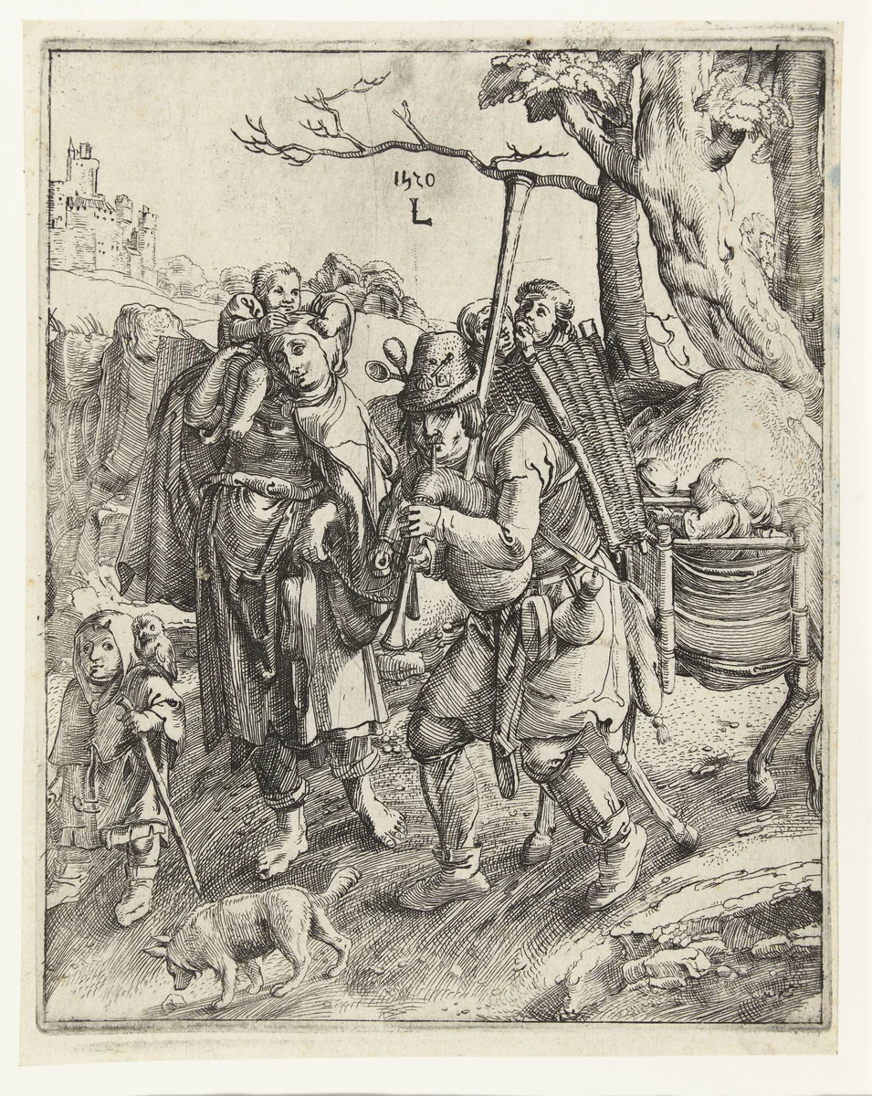Uilenspiegel: de bedelaarsfamilie by anonymous, print, 1520-1583