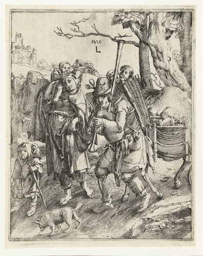 Uilenspiegel: de bedelaarsfamilie by anonymous, print, 1520-1583