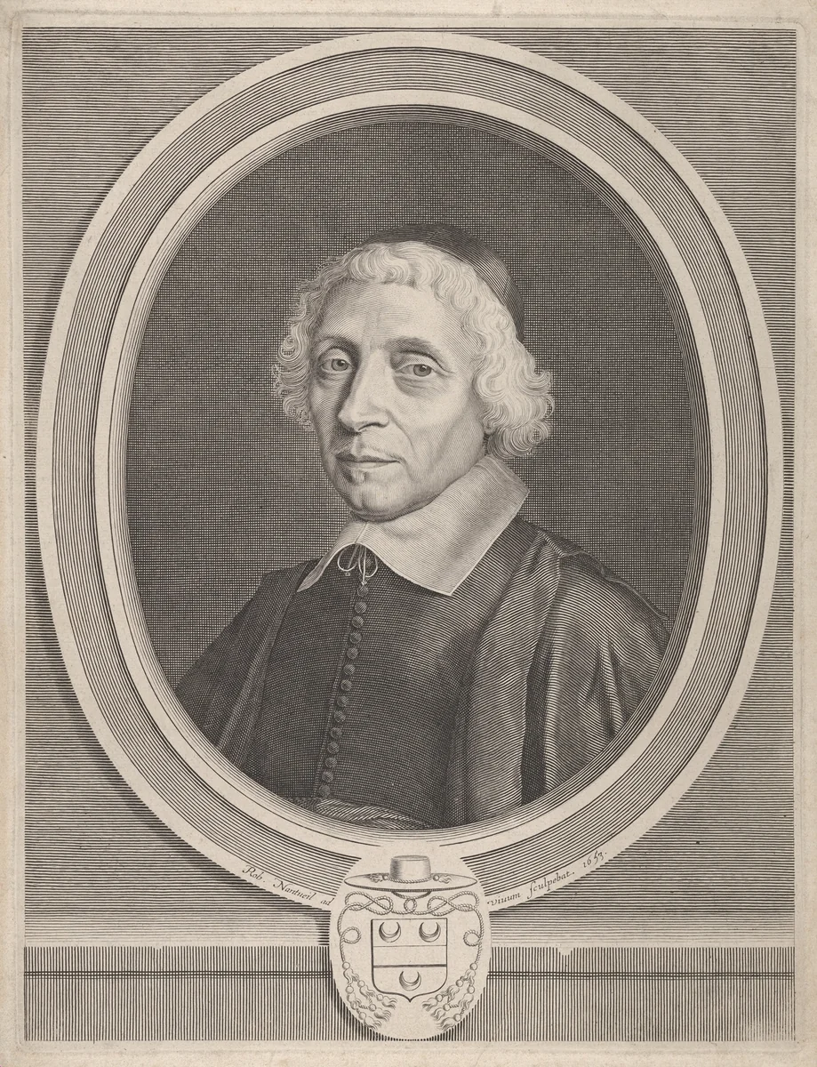 Claude Thévenin by Robert Nanteuil, print, 1653