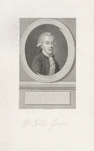 Portret van Paulus Gevers by Reinier Vinkeles, print, 1786-1809