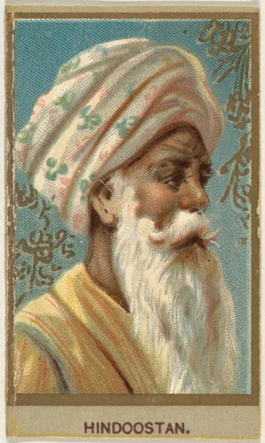 Hindoostan, from the Races of Mankind series (T181) issued by Abdul Cigarettes by Abdul Cigarettes, print, 1881