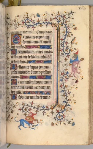 Hours of Charles the Noble, King of Navarre (1361-1425): fol. 230r, Text by Master of the Brussels Initials and Associates, book, 1400-1410