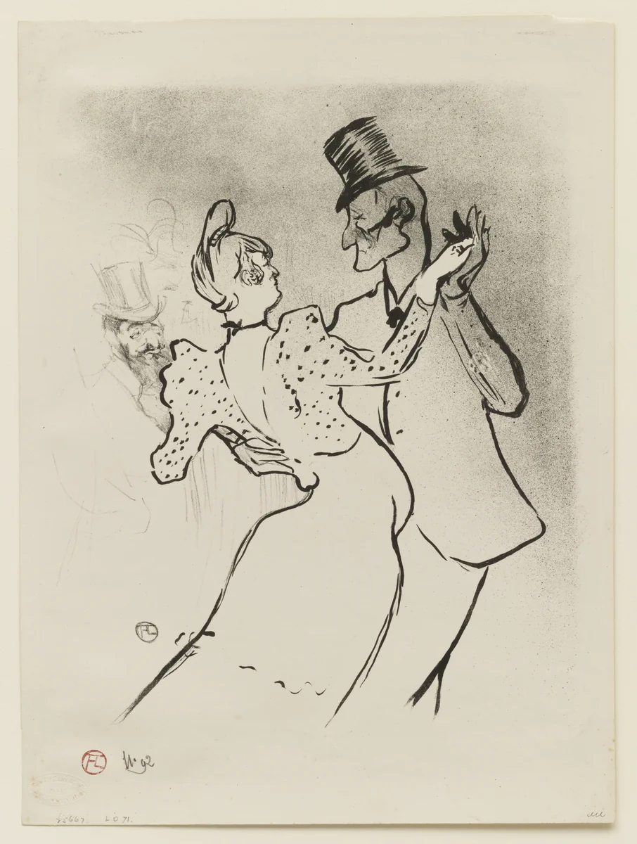 La Goulue by Henri de Toulouse-Lautrec, print, 1894