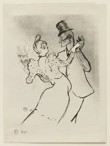 La Goulue by Henri de Toulouse-Lautrec, print, 1894