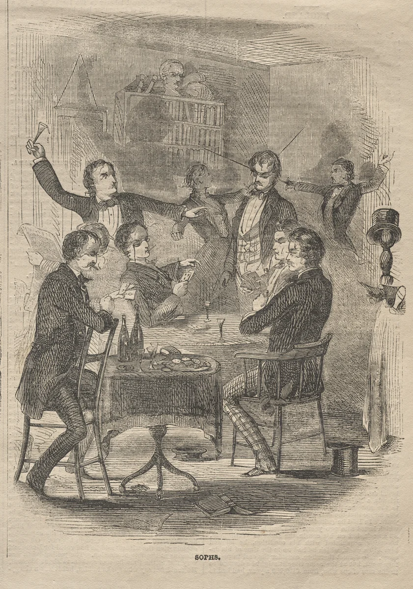 Sophs by Winslow Homer, print, 1857