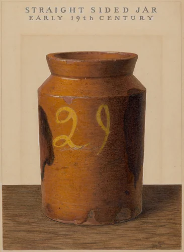 Preserve Jar by Philip Smith, index of american design, 1938