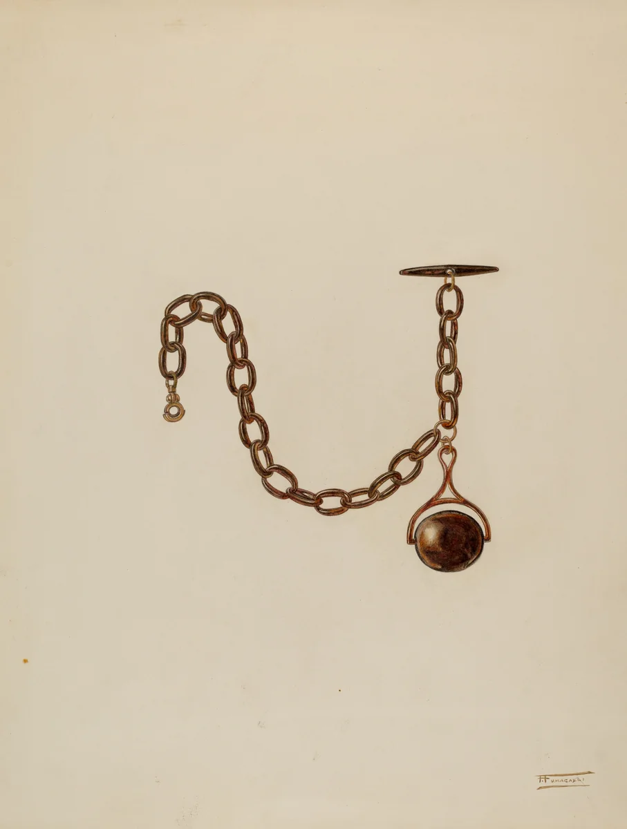 Watch Chain by Frank Fumagalli, index of american design, 1939