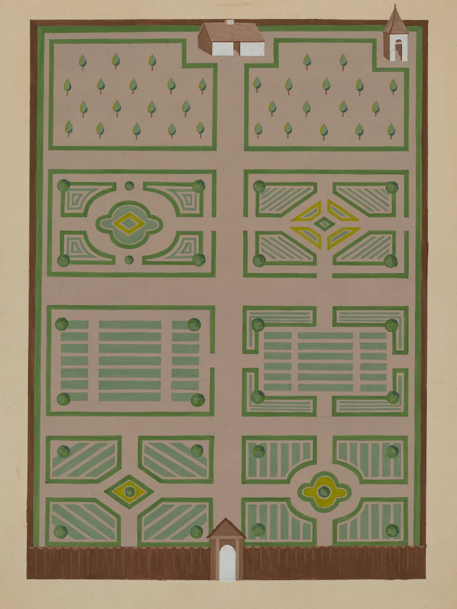 West India Company's Gardens by Helen Miller, index of american design, 1936