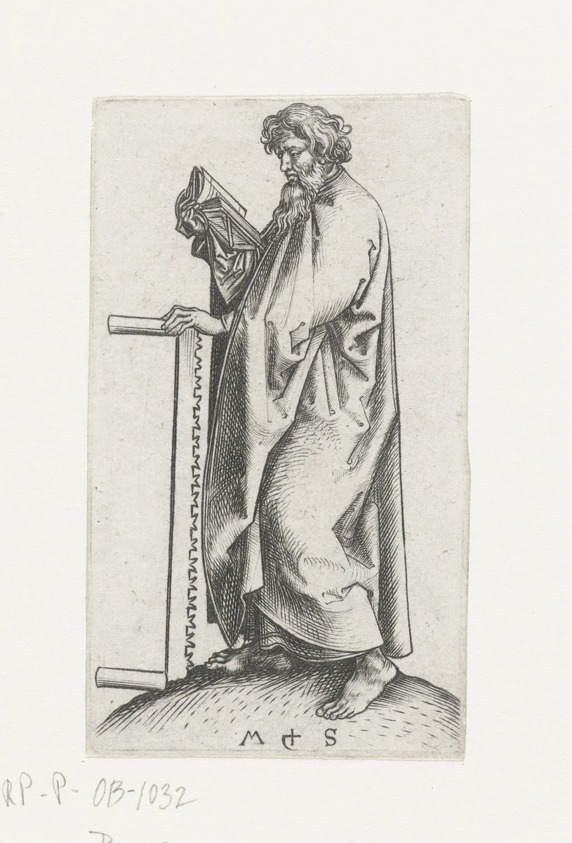 Apostel Simon by Unknown, print, 1470-1491