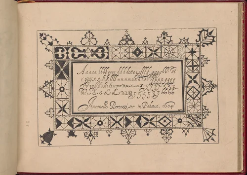Ghirlanda: Di sei vaghi fiori scielti da piu famosi Giardini d'Italia, page 28 (recto) by Pietro Paulo Tozzi, book, 1604