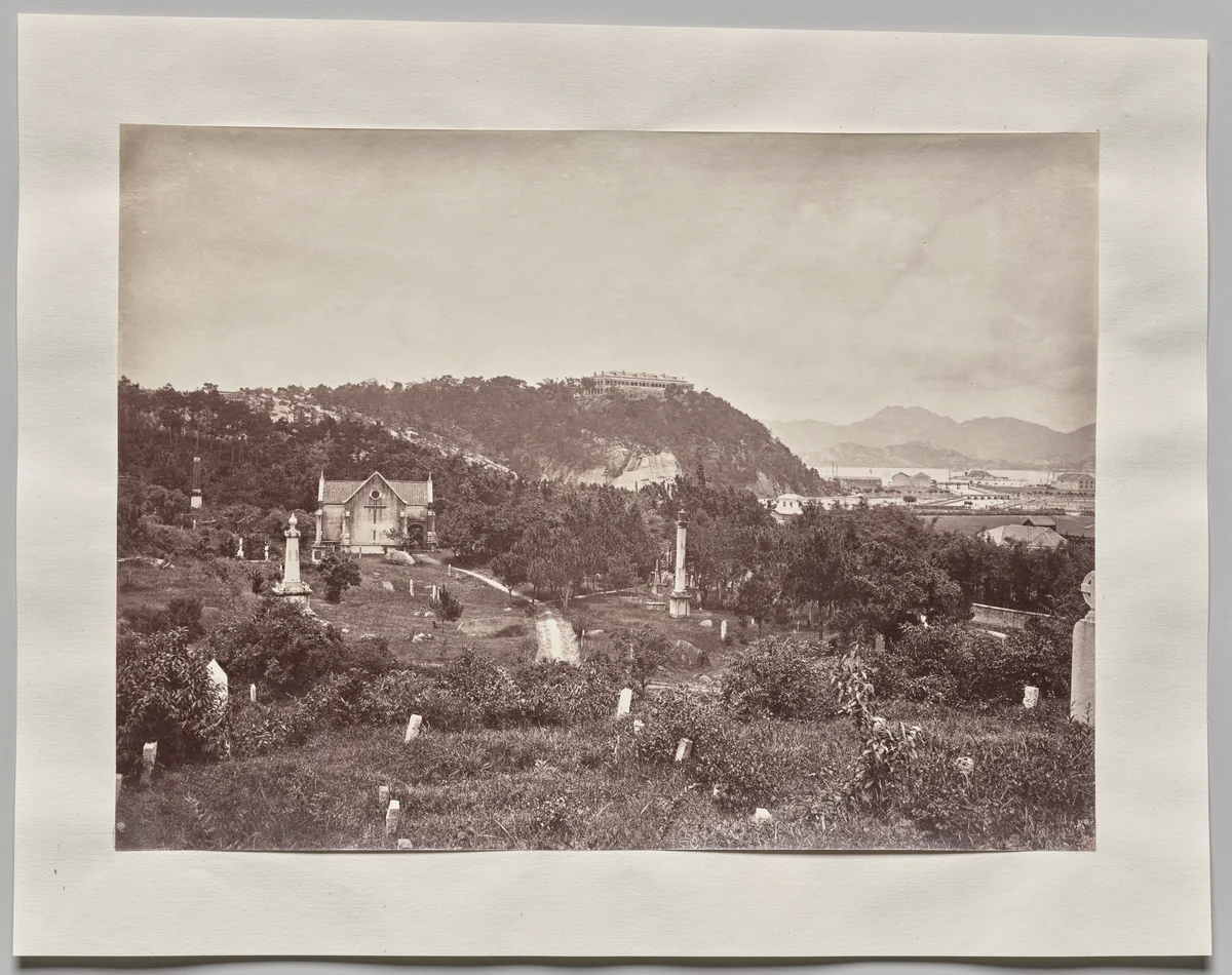 Untitled (Happy Valley Cemetery, Hong Kong) by William Pryor Floyd, photograph, 1866-1873