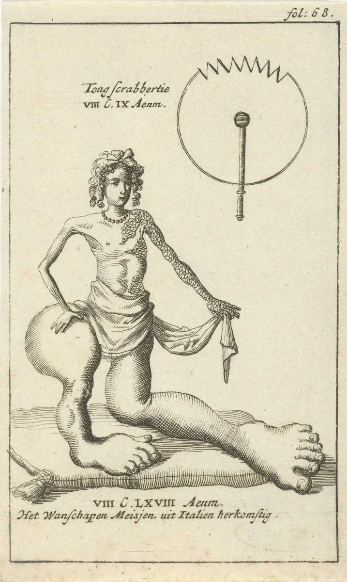 Anatomische afbeelding XXII by Jan Luyken, print, 1680-1688