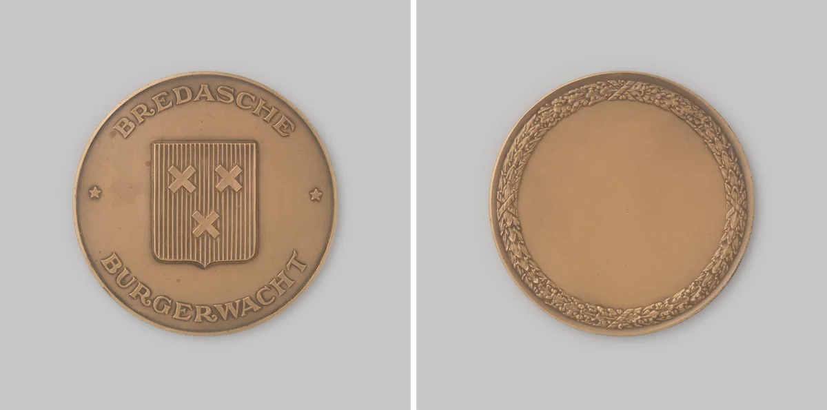 Penning van de Bredasche Burgerwacht by anonymous, other, 1800-1910