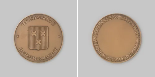 Penning van de Bredasche Burgerwacht by anonymous, other, 1800-1910