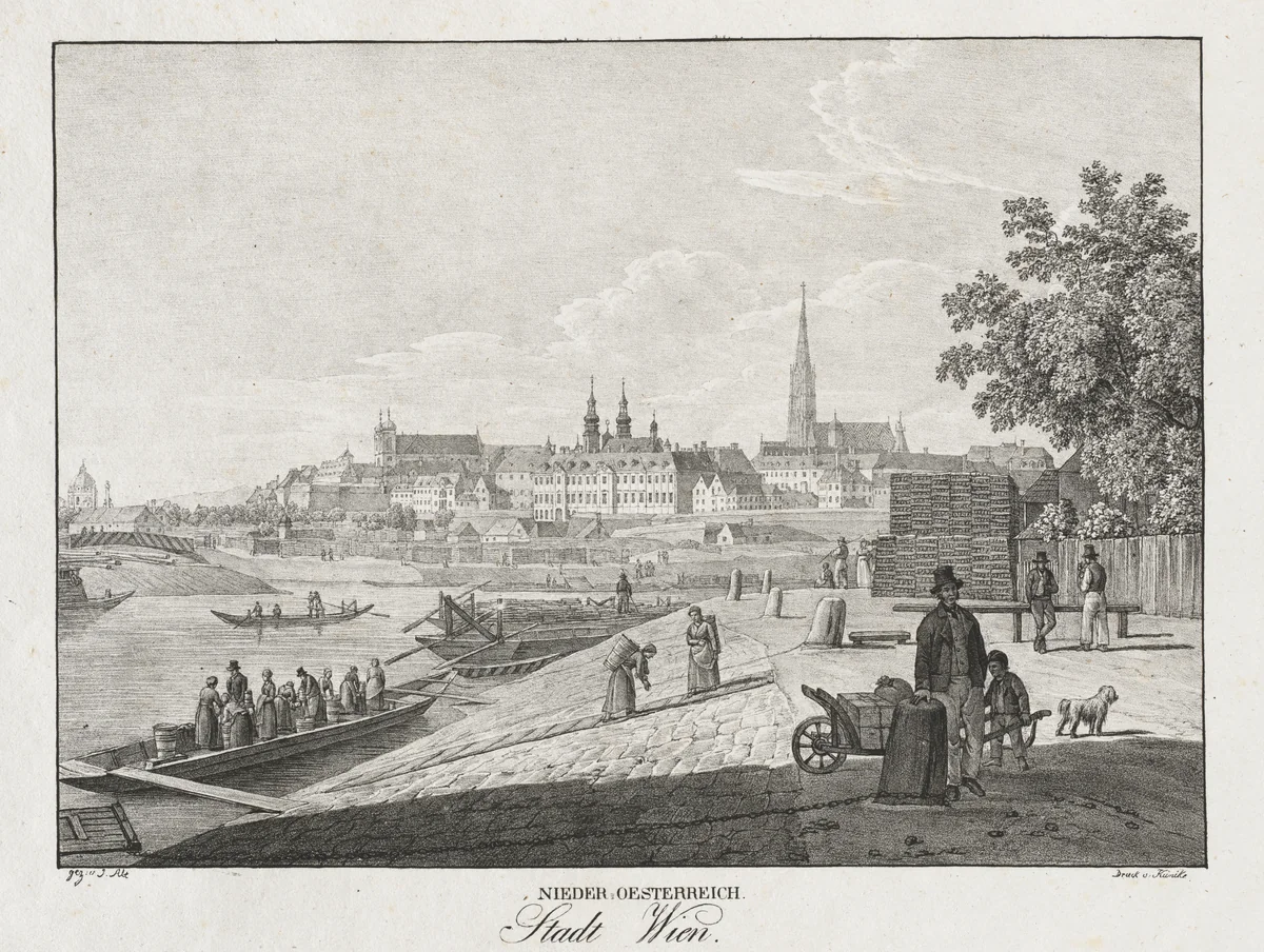 Nieder-oesterreich, Stadt Wien by Jakob Alt, print