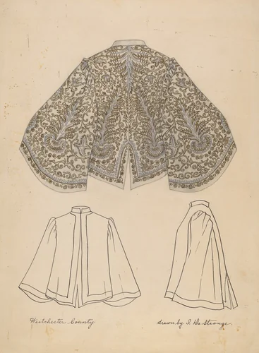 Embroidered Jacket by Isabelle De Strange, index of american design, 1935-1942