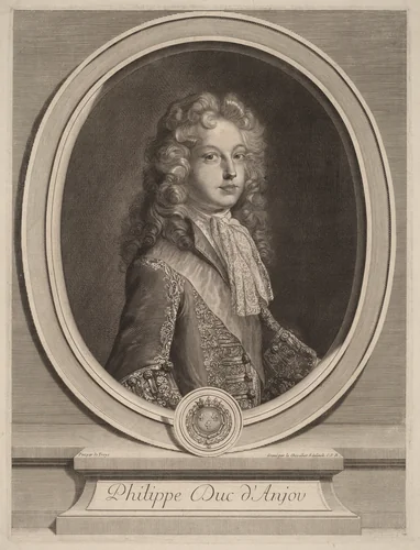 Philippe, Duke of Anjou by Gerard Edelinck
François de Troy, print, 1640-1707