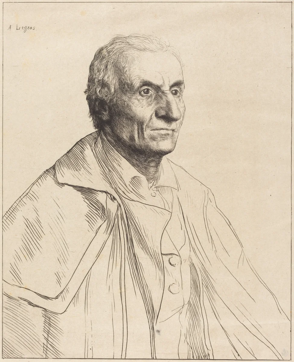 Large Spaniard (Le grand Espagnol) by Alphonse Legros, print, 1837-1911