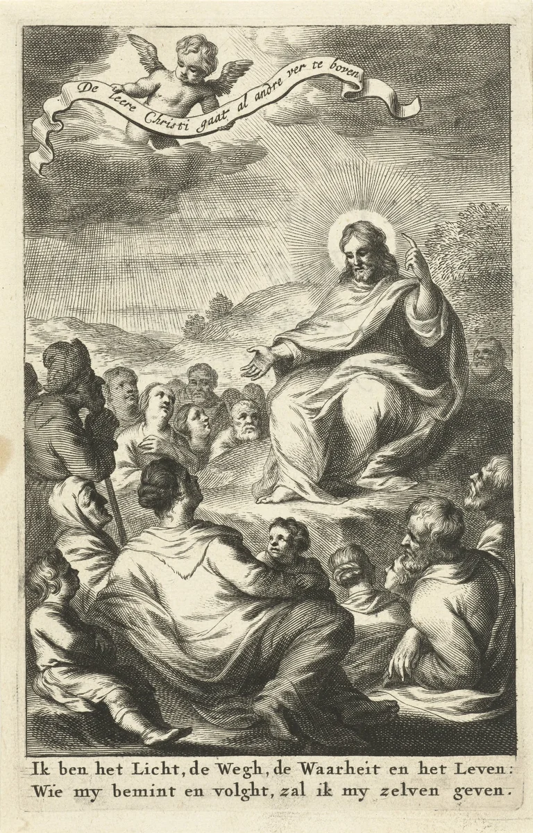 De Bergrede by Cornelis van Dalen, print, 1663