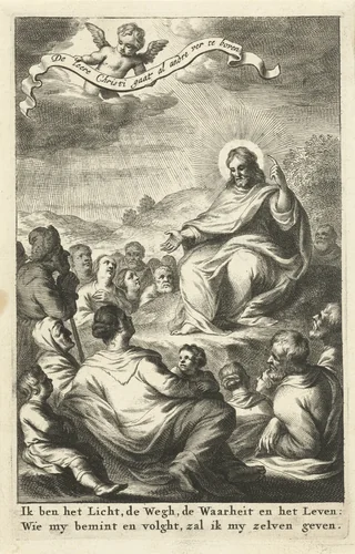 De Bergrede by Cornelis van Dalen, print, 1663
