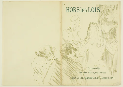 Homage to Molière by Henri de Toulouse-Lautrec, print, 1897