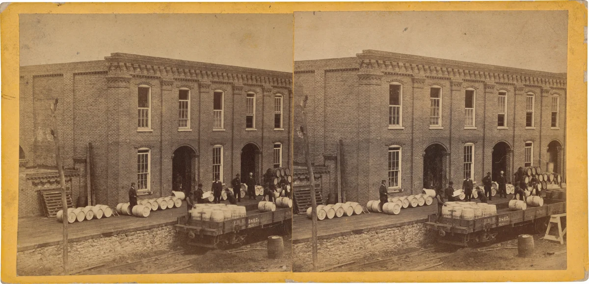 Standard Petroleum Refinery, Pittsburg, Pennsylvania by Thomas H. Johnson, photograph, 1860-1870