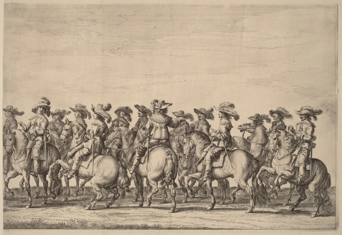 Entry of Marie de Medici into Amsterdam [plate 3 of 6] by Pieter Nolpe, print, 1638
