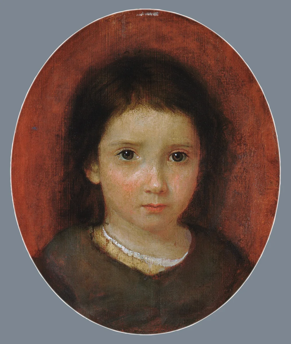 Daughter of William Page (Possibly Anne Page) by William Page, artwork, 1834-1838