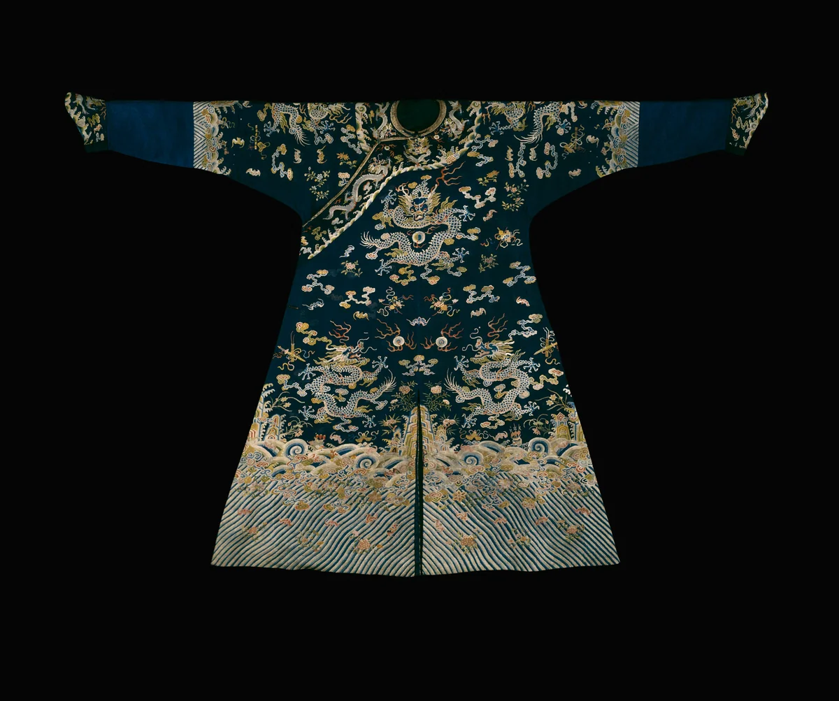 Man's Jifu (Semiformal Court Robe) by Manchu China, textile, 1775-1800