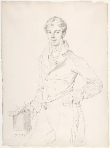Lancelot-Théodore, comte Turpin de Crissé by Jean-Auguste-Dominique Ingres, drawing, 1795-1867