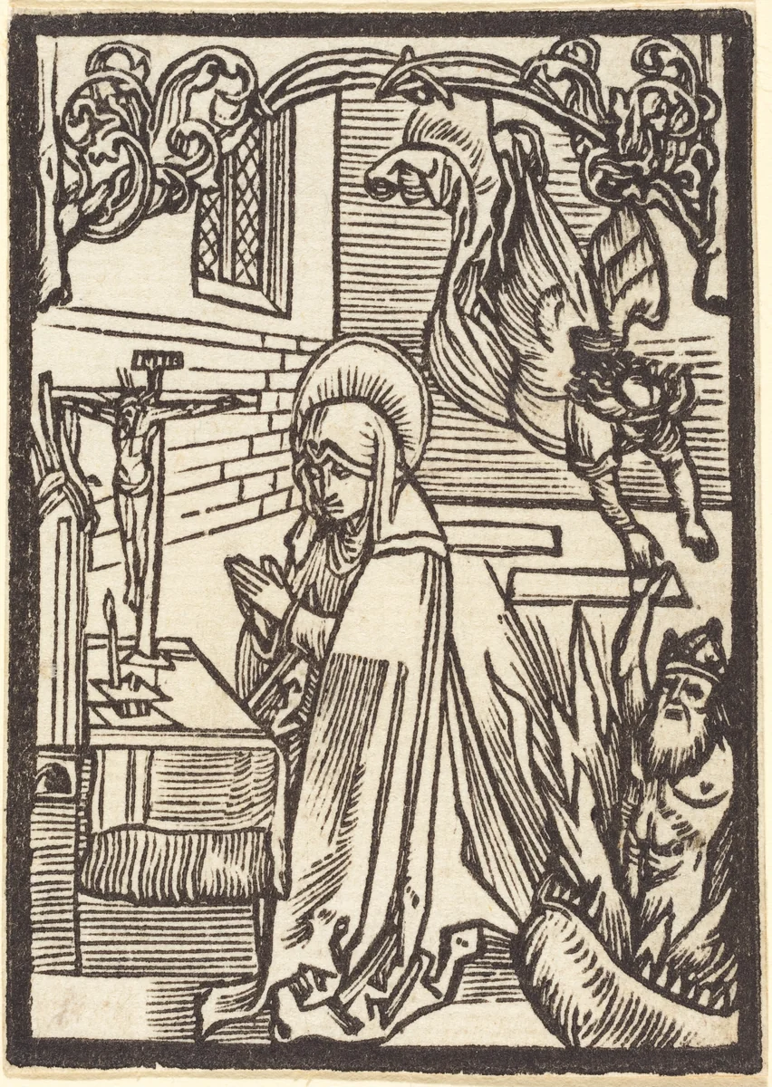 Saint Odilia by Albrecht Dürer, print, 1500